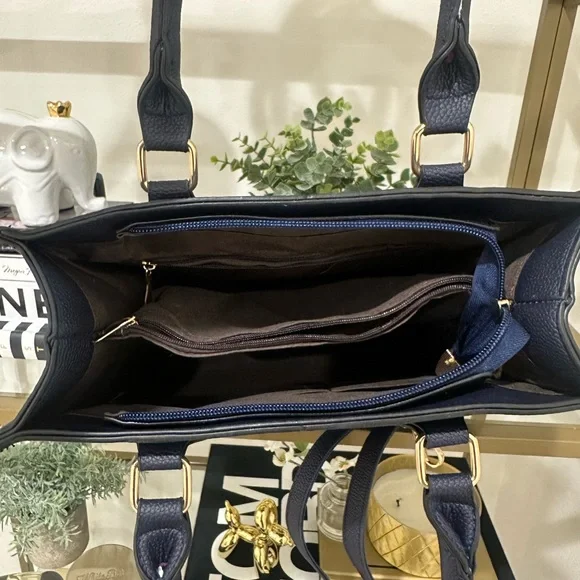 Navy Blue Handbag - Picture 12 of 15
